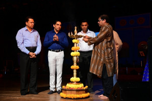 Shri. Pravind Barad, Director lighting the lamp
